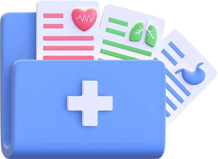 Medical record data illustration